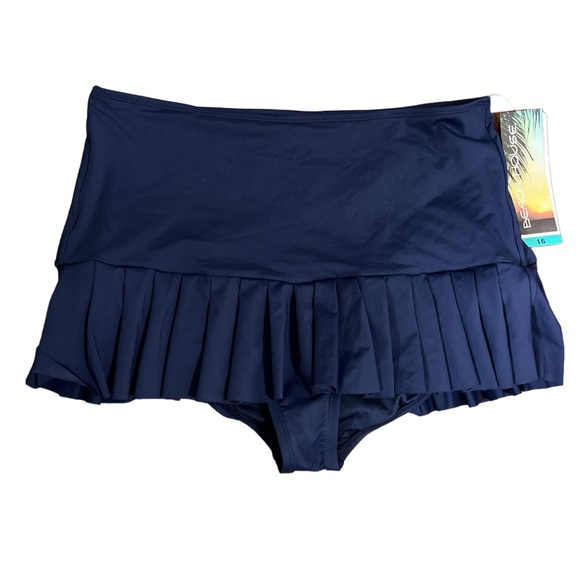 NWT Size 16 BEACH HOUSE Sophie Pleated Skirted Swim Bottom with Attached Bikini - Picture 4 of 16